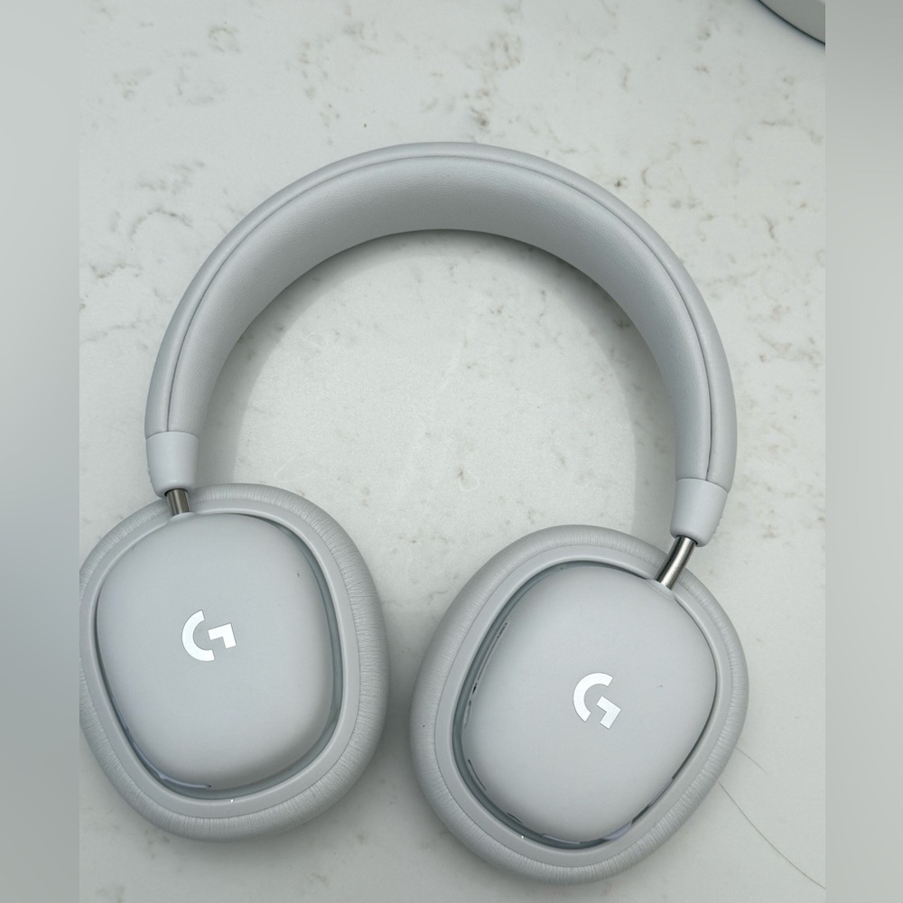 Logtitech g735 headphones - white mist